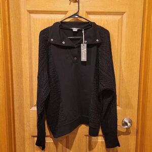 Bass Pro Shops Black Zip Up Sweater for Women